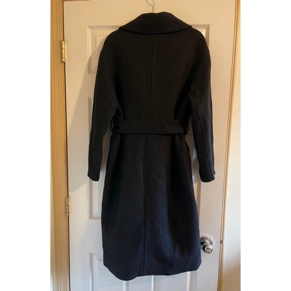 (SOLD) Zara MANTECO Premium Wool Oversized Belted Pea Coat - Picture 7 of 9